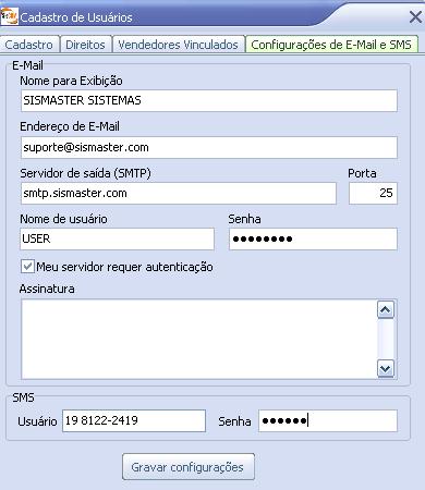 Cadastro de E-Mail